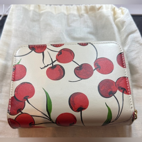 Yves Saint Laurent Red Cherry Cream Wallet - Picture 3 of 4